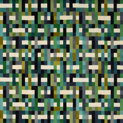 34916-315 ABSTRACT MOMENT PEACOCK KRAVET COUTURE UPHOLSTERY