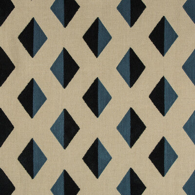 35389-516 BARROCO BOUCLE DENIM KRAVET DESIGN Fabrics Drapery Upholstery