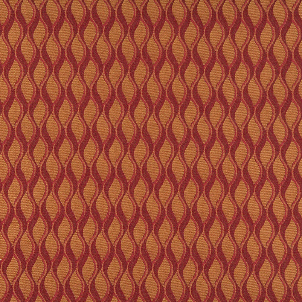 3550 Abstract & Geometric Sangria Orange & Rust Charlotte Fabrics