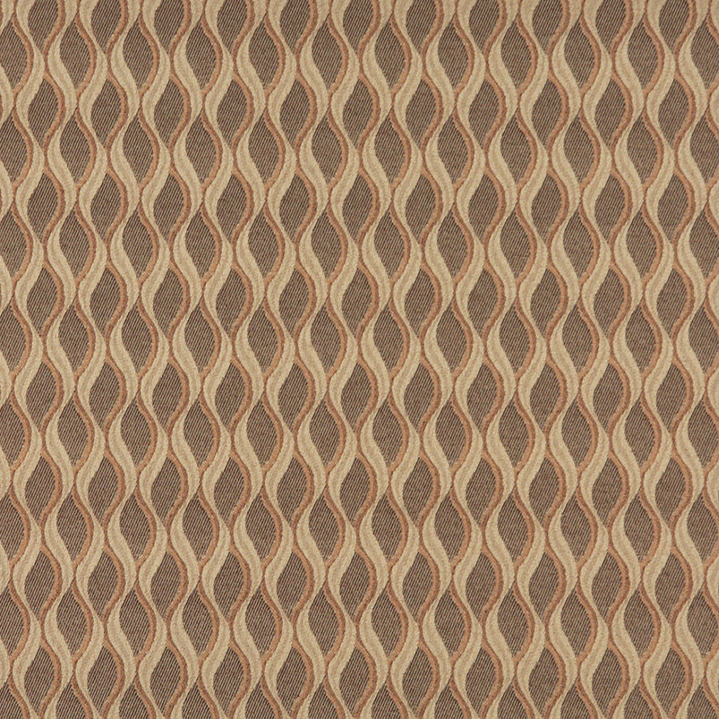3551 Abstract & Geometric Toast Brown Charlotte Fabrics