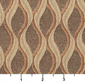 3551 Abstract & Geometric Toast Brown Charlotte Fabrics