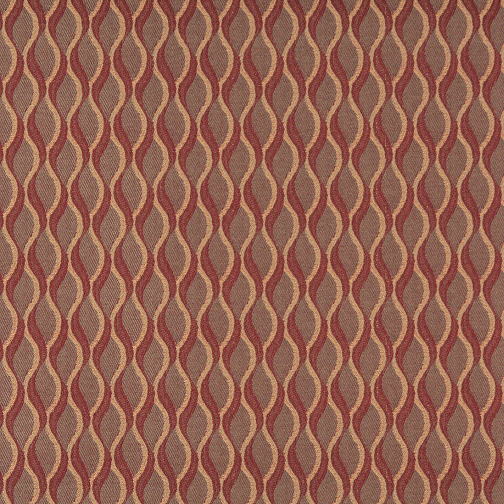 3553 Abstract & Geometric Cabernet Brown,Red & Burgundy Charlotte Fabrics