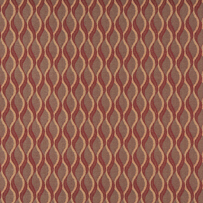 3553 Abstract & Geometric Cabernet Brown,Red & Burgundy Charlotte Fabrics