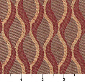 3553 Abstract & Geometric Cabernet Brown,Red & Burgundy Charlotte Fabrics