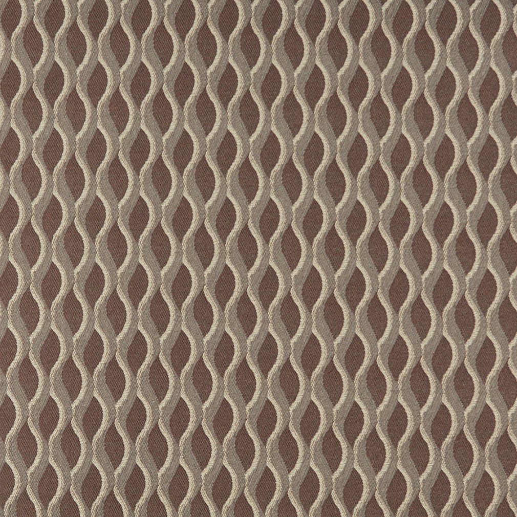 3556 Abstract & Geometric Chocolate Brown Charlotte Fabrics