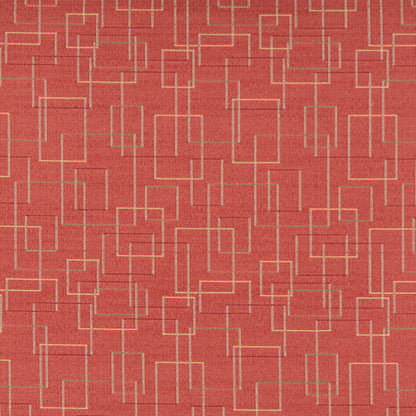 3558 Abstract & Geometric Paprika Orange & Rust Charlotte Fabrics