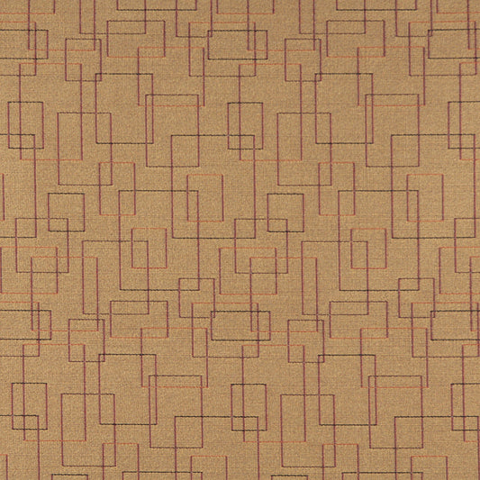 3560 Abstract & Geometric Topaz Brown Charlotte Fabrics