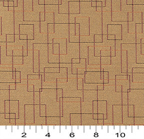 3560 Abstract & Geometric Topaz Brown Charlotte Fabrics