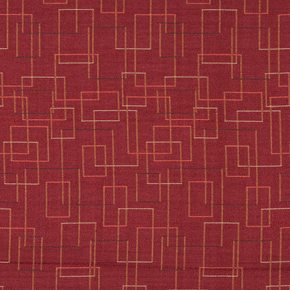 3561 Abstract & Geometric Cranberry Red & Burgundy Charlotte Fabrics