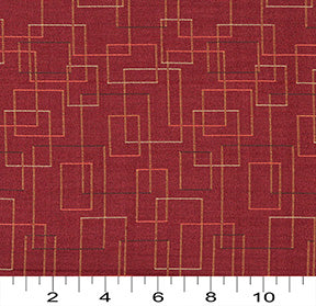 3561 Abstract & Geometric Cranberry Red & Burgundy Charlotte Fabrics