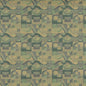 3568 Abstract & Geometric Clover Aqua & Teal Charlotte Fabrics