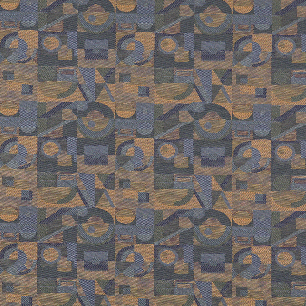 3569 Abstract & Geometric Azure Blue Charlotte Fabrics