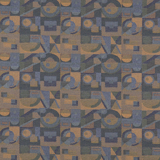 3569 Abstract & Geometric Azure Blue Charlotte Fabrics