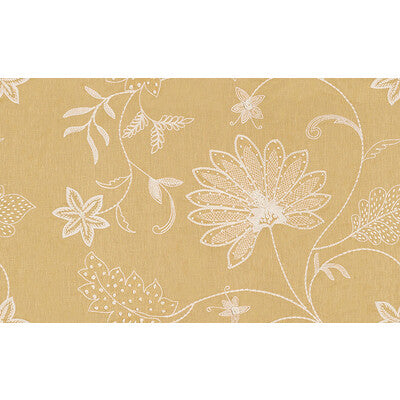 3574-4 HAND EMBROIDERY SAFFRON KRAVET COUTURE DRAPERY