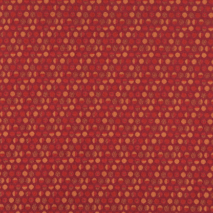 3577 Abstract & Geometric,Small Scale Grenadine Red & Burgundy Charlotte Fabrics