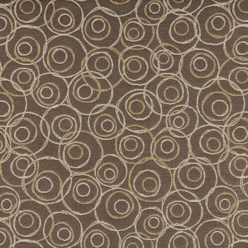3578 Abstract & Geometric Mocha Brown Charlotte Fabrics