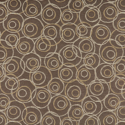 3578 Abstract & Geometric Mocha Brown Charlotte Fabrics