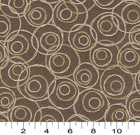 3578 Abstract & Geometric Mocha Brown Charlotte Fabrics