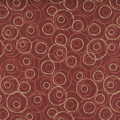 3581 Abstract & Geometric Mahogany Red & Burgundy Charlotte Fabrics
