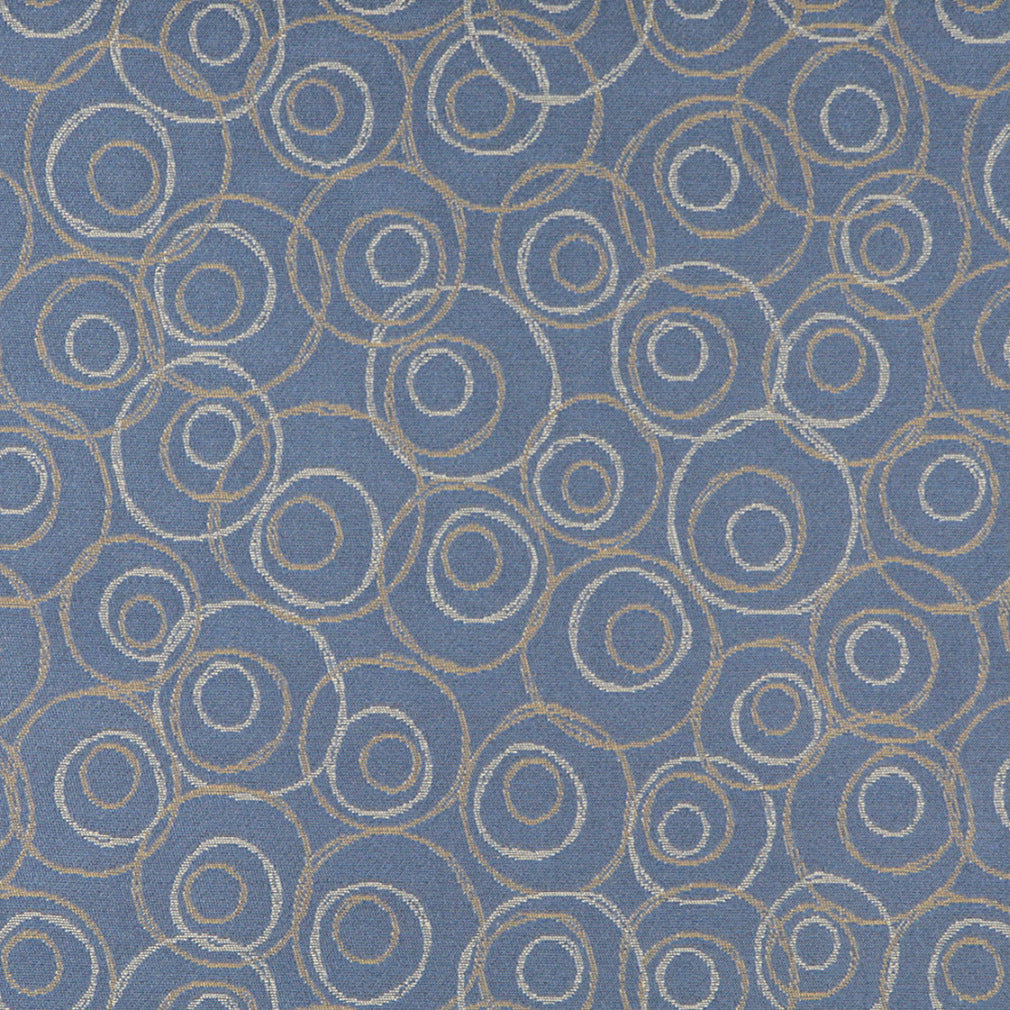 3582 Abstract & Geometric Wedgewood Blue Charlotte Fabrics