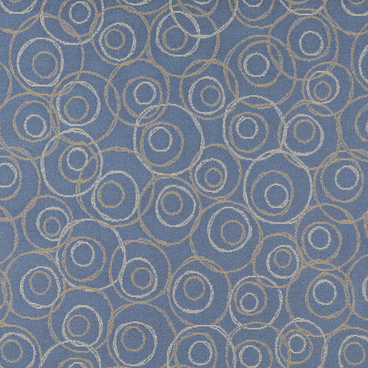3582 Abstract & Geometric Wedgewood Blue Charlotte Fabrics