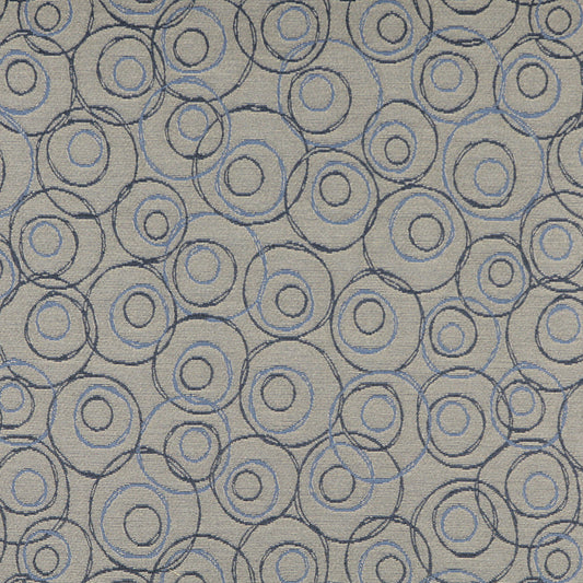 3586 Abstract & Geometric Dresden Blue Charlotte Fabrics