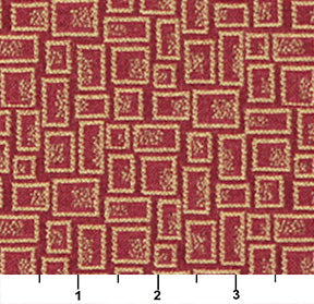 3590 Abstract & Geometric,Small Scale Chili Red & Burgundy Charlotte Fabrics