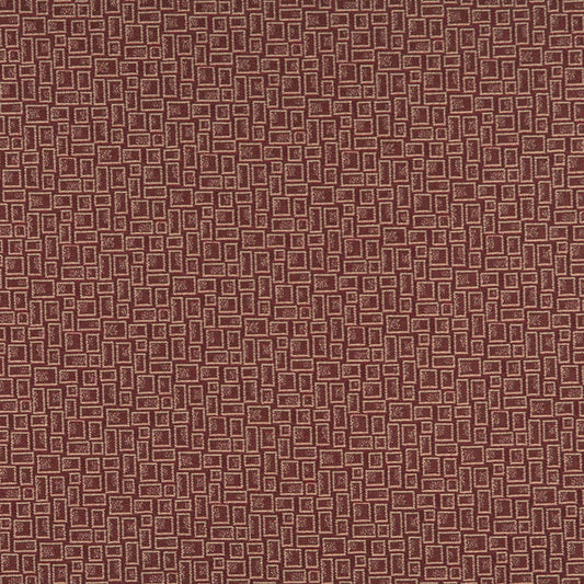 3594 Abstract & Geometric,Small Scale Cognac Brown Charlotte Fabrics