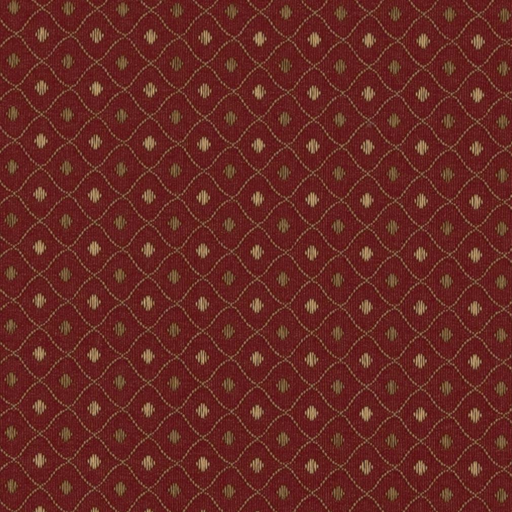 3670 Diamonds,Small Scale Crimson Red & Burgundy Charlotte Fabrics