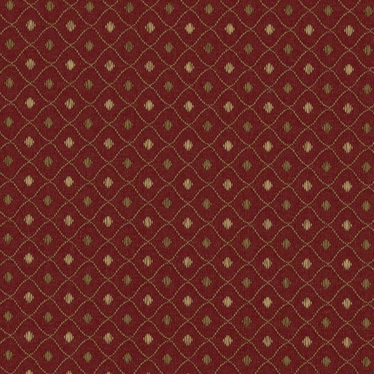 3670 Diamonds,Small Scale Crimson Red & Burgundy Charlotte Fabrics