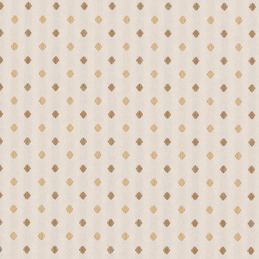 3672 Diamonds,Small Scale Parchment White & Ivory Charlotte Fabrics