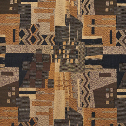 3680 nan Aztec Black,Gold & Yellow Charlotte Fabrics