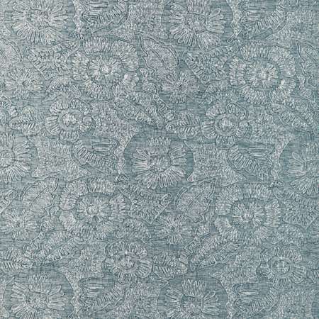 36889-5 CHENILLE BLOOM Sky Kravet Fabric