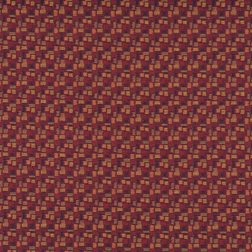 3748 Abstract & Geometric,Small Scale Merlot Orange & Rust,Red & Burgundy Charlotte Fabrics