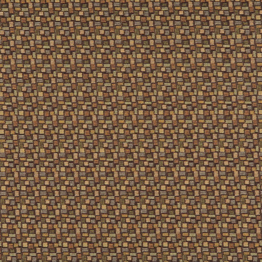 3749 Abstract & Geometric,Small Scale Pesto Brown Charlotte Fabrics
