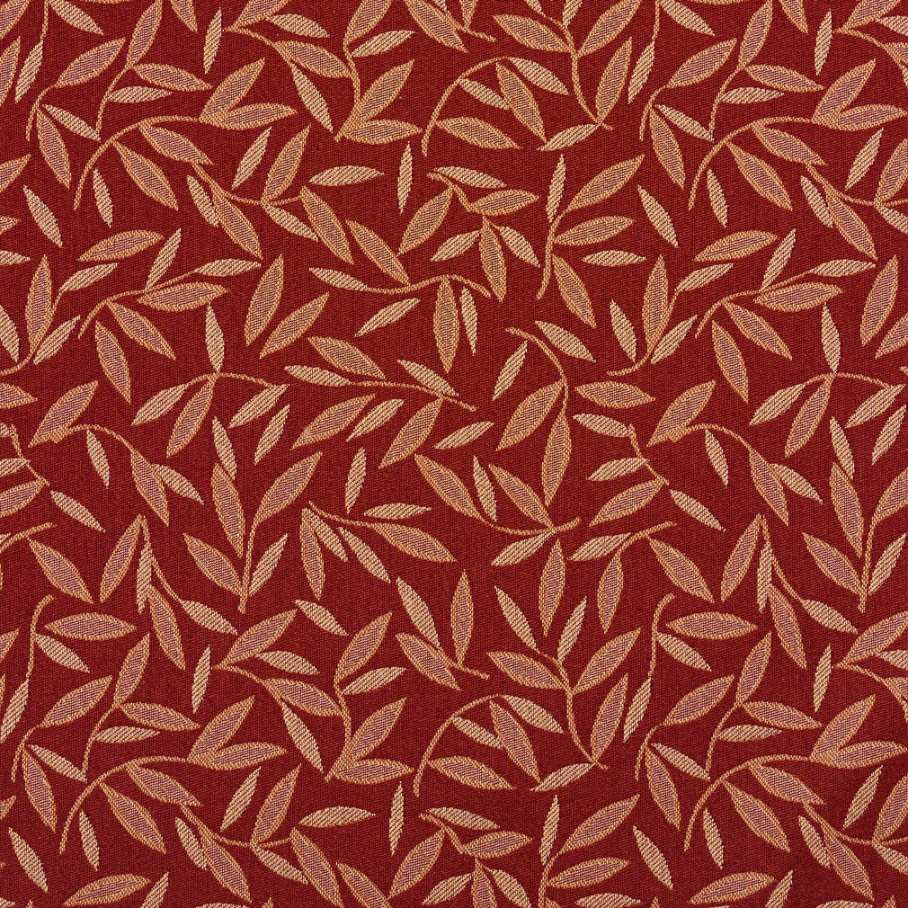 3761 Leaves Wine Red & Burgundy Charlotte Fabrics