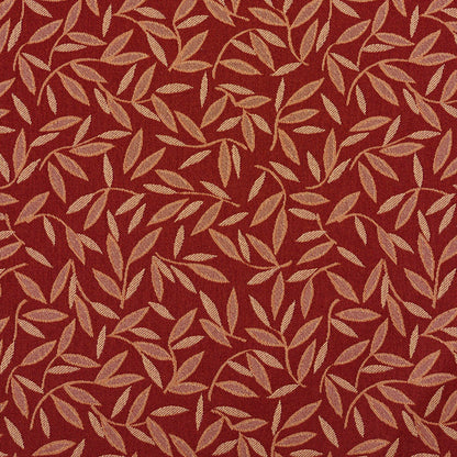 3761 Leaves Wine Red & Burgundy Charlotte Fabrics