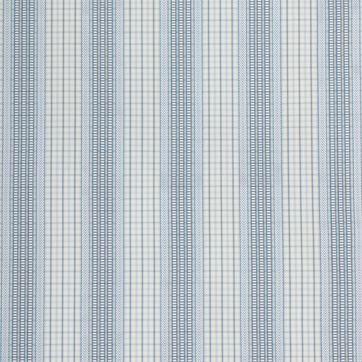 37642-51 KRAVET COUTURE PALMETTO PLAID BOCA BLUE
