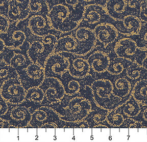3769 Small Scale Navy Blue Charlotte Fabrics