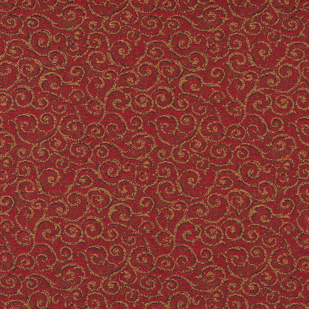3771 Small Scale Salsa Red & Burgundy Charlotte Fabrics