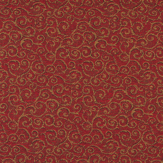3771 Small Scale Salsa Red & Burgundy Charlotte Fabrics