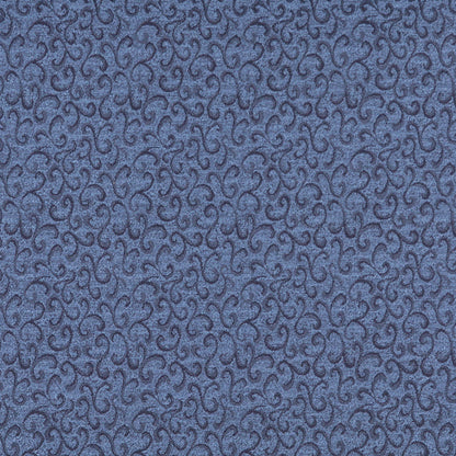 3807 Small Scale Sapphire Blue Charlotte Fabrics