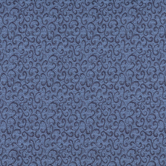 3807 Small Scale Sapphire Blue Charlotte Fabrics