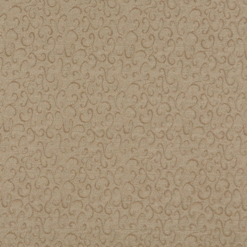 3809 Small Scale Camel Beige & Taupe Charlotte Fabrics