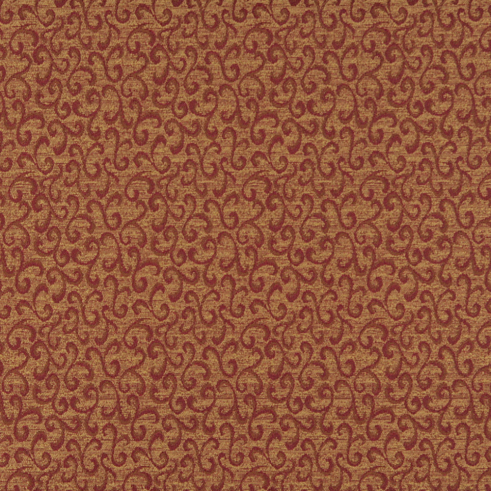 3810 Small Scale Sienna Orange & Rust Charlotte Fabrics