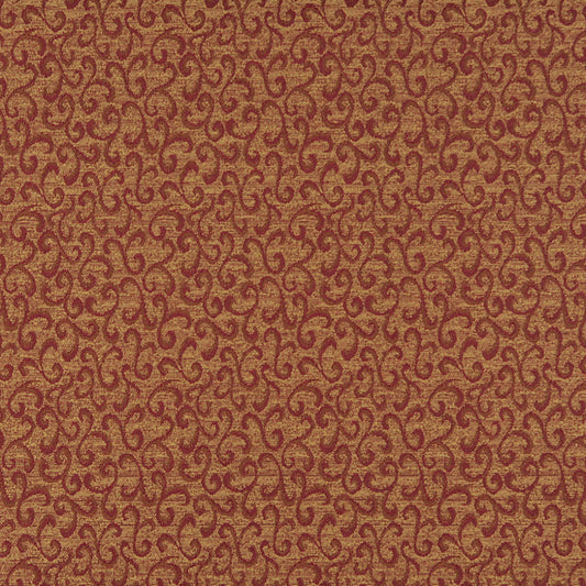 3810 Small Scale Sienna Orange & Rust Charlotte Fabrics