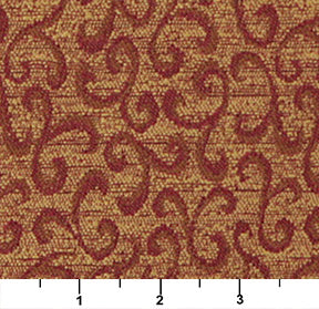 3810 Small Scale Sienna Orange & Rust Charlotte Fabrics