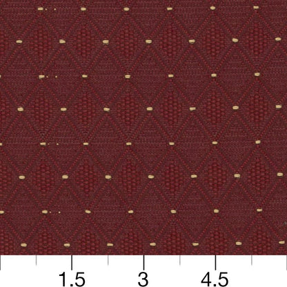 3830 Diamonds,Small Scale Berry Red & Burgundy Charlotte Fabrics