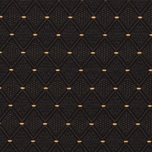 3831 Diamonds,Small Scale Ebony Black Charlotte Fabrics