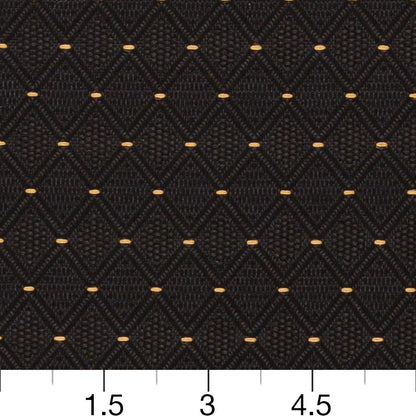 3831 Diamonds,Small Scale Ebony Black Charlotte Fabrics